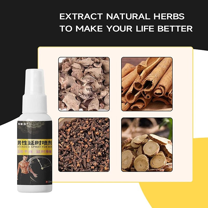 HOT Selling Male External Use Spray Increase Time Extended Spray for Male Adult Sex 30ml