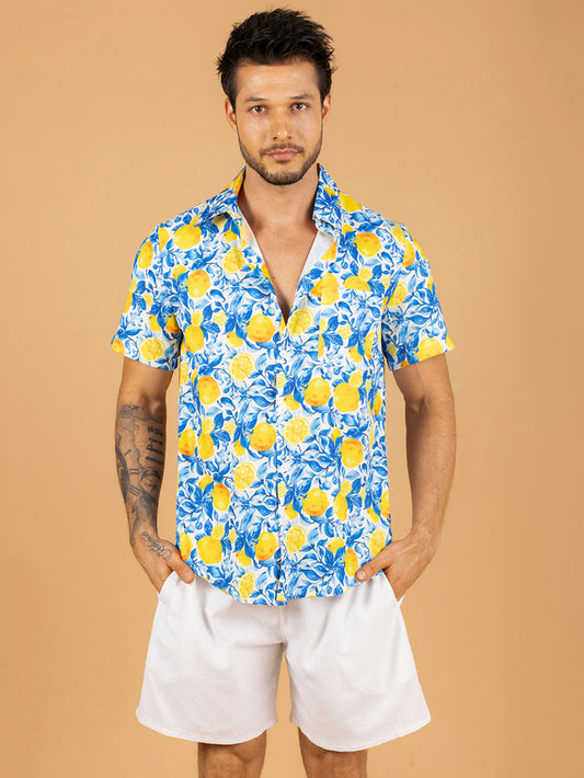 Camiseta estampa limoeiro