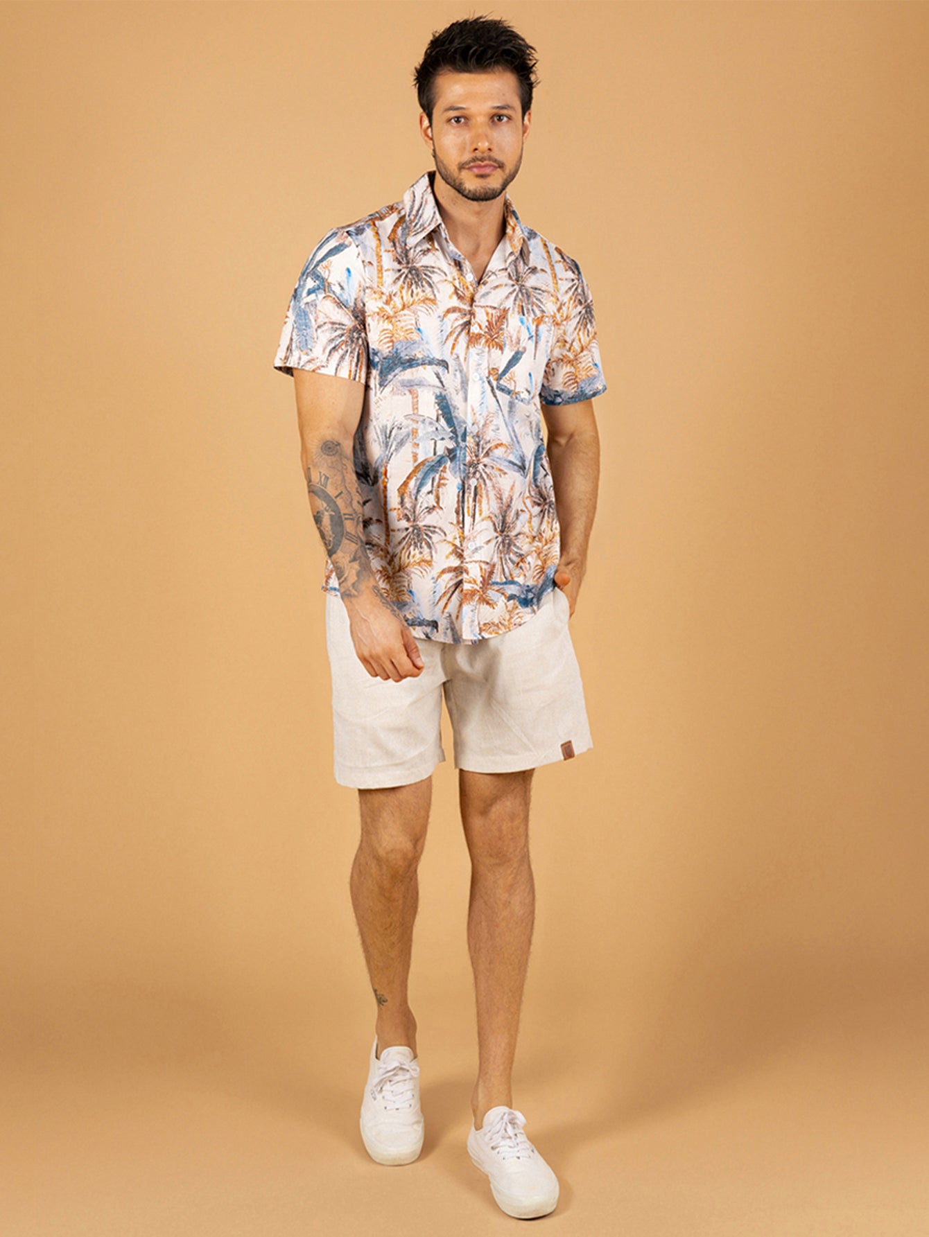 Camisa Coconut Tree Gola Manga Curta