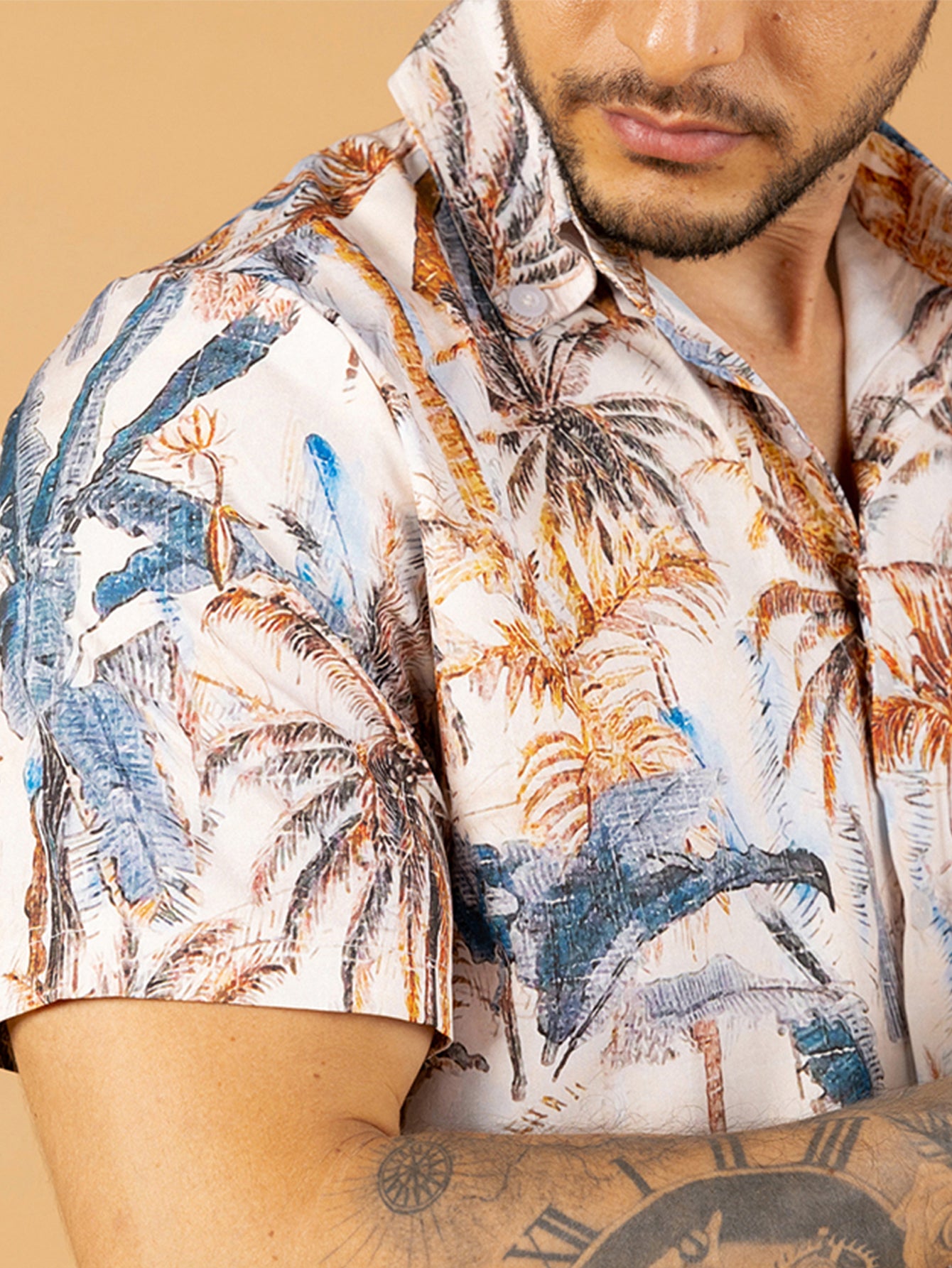 Camisa Coconut Tree Gola Manga Curta