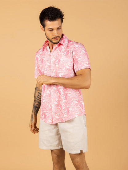 Camiseta Flamingo Rosa