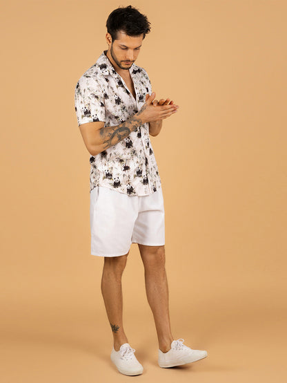 Camisa polo masculina panda